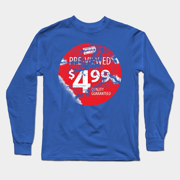 Previously Viewed Movies Long Sleeve T-Shirt by Awesome AG Designs